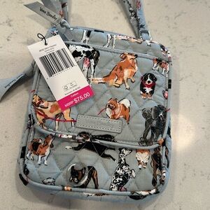 Vera Bradley Dog Pattern Crossbody Bag